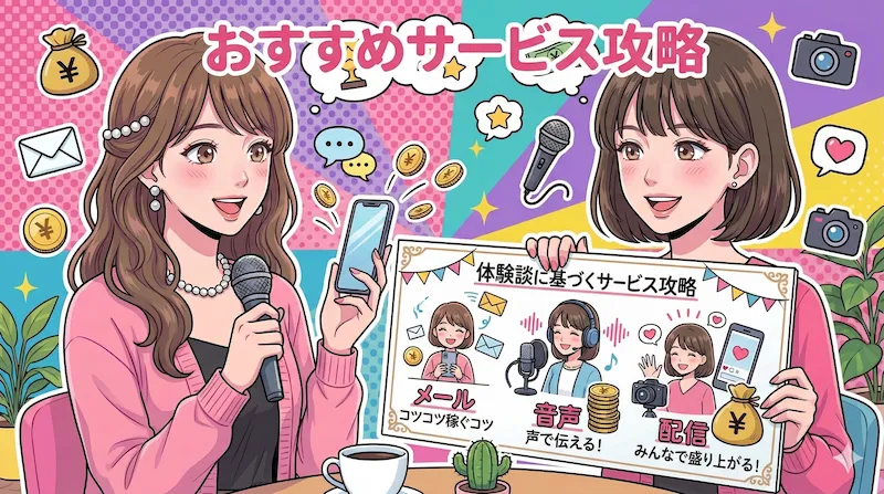 稼げるサービス徹底攻略｜チャトレ・メルレのおすすめアプリ・サイトと登録ガイド