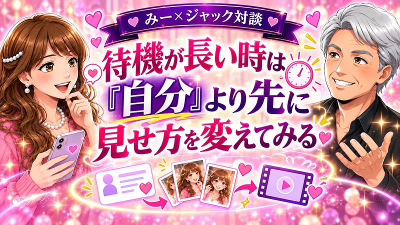 待機が長い時は見せ方を変えてみる