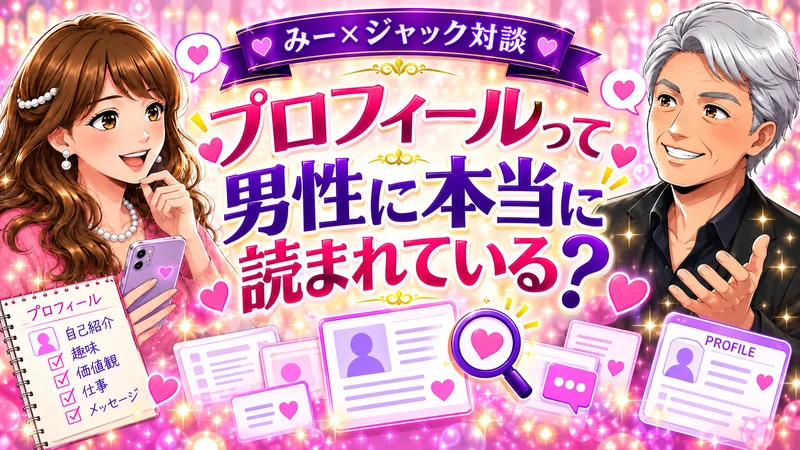 チャットレディのプロフィールは男性に読まれている